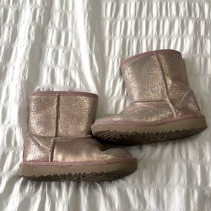 Kids pink UGG boots